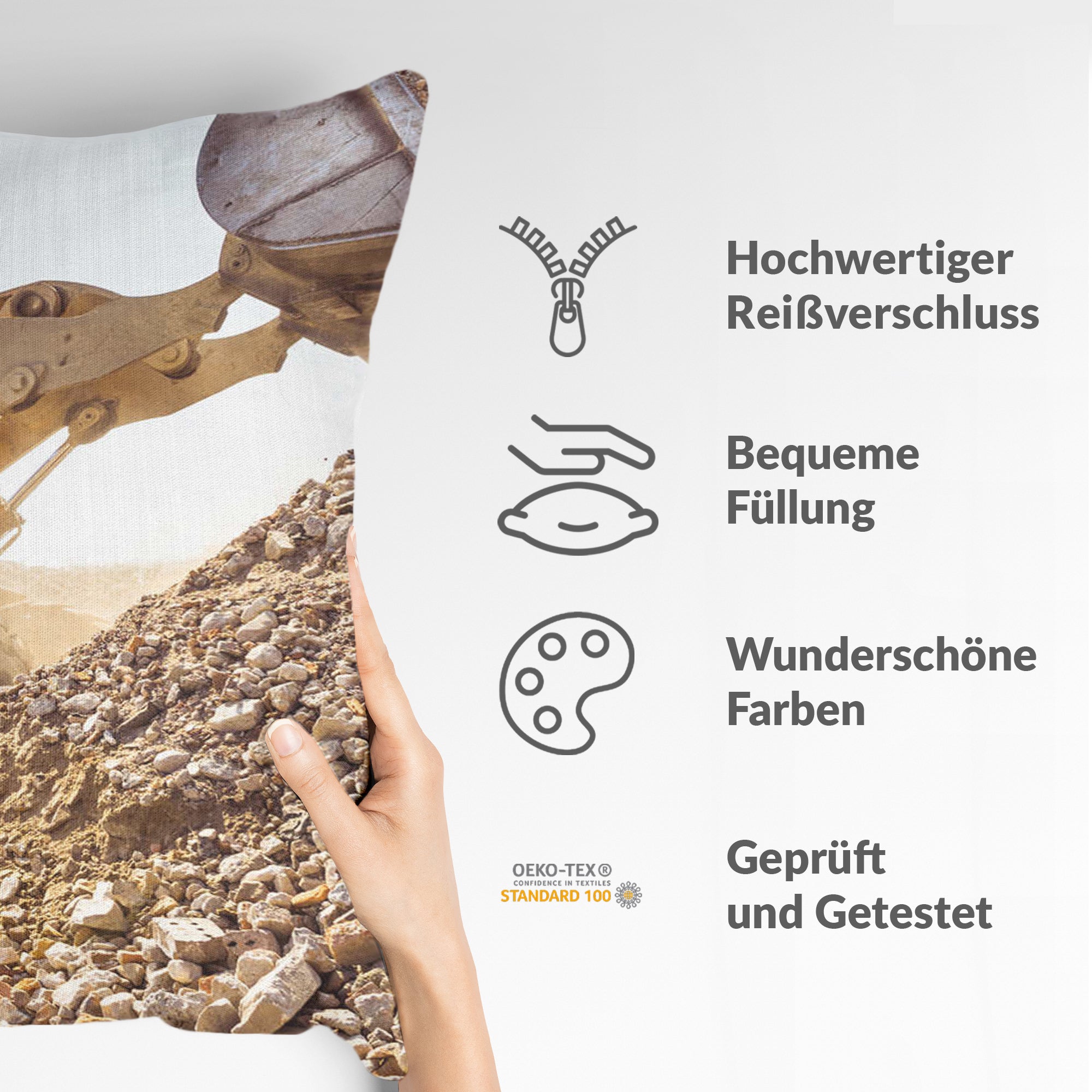 Gesundheitskissen Traktor am Berg