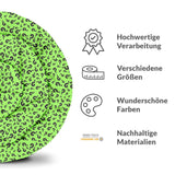 Originele therapiedeken - Katoenen hoes lichtgroen met vraagteken
