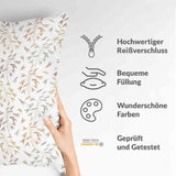 Gezondheidskussen met delicate kleurrijke takken