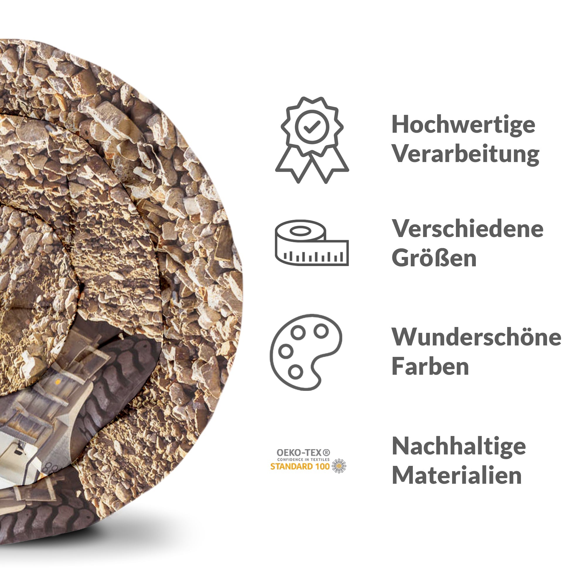 Original Therapiedecke - Baumwoll Bettwäsche Set Traktor am Berg