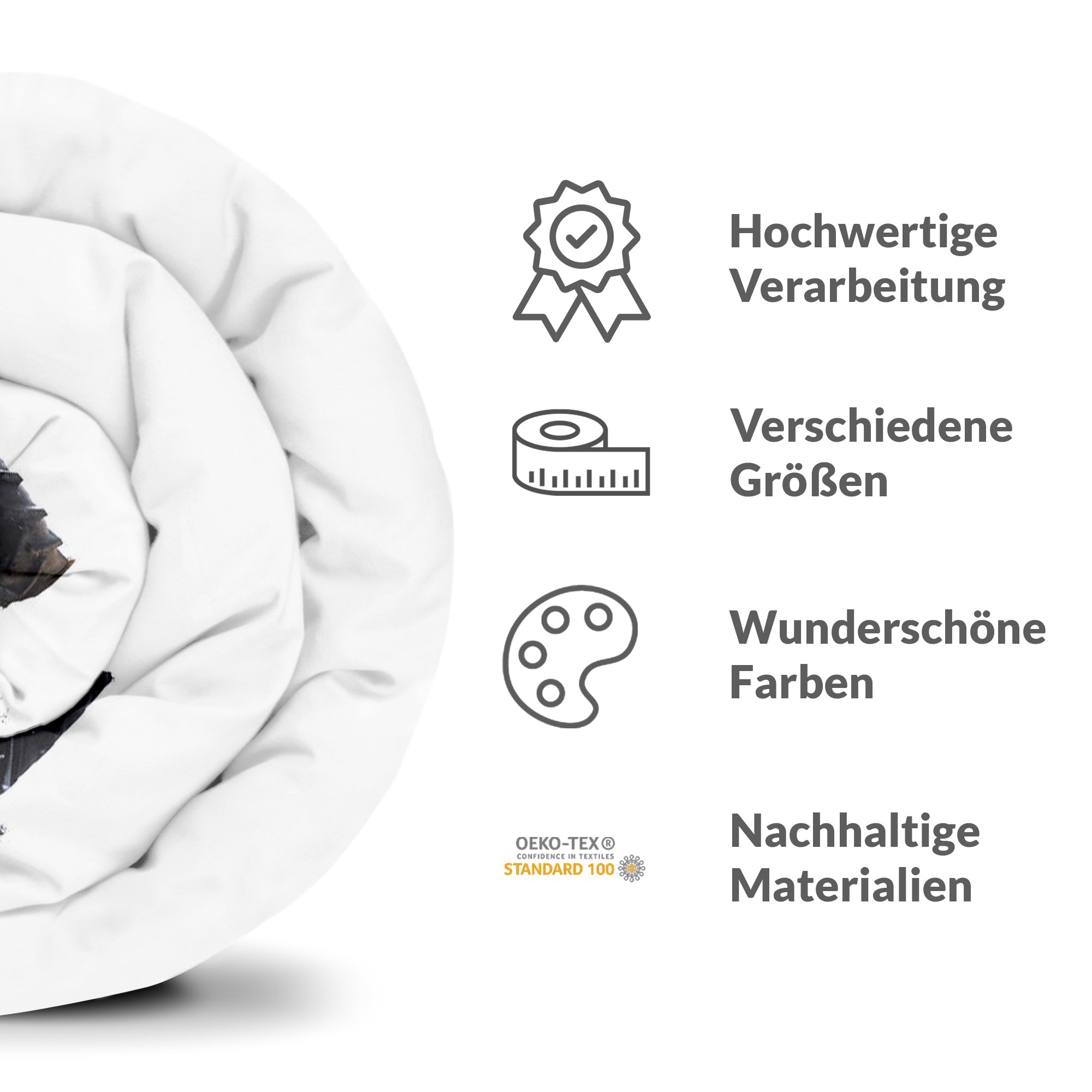 Original Therapiedecke - Baumwoll Bettwäsche Set Traktor in Orange