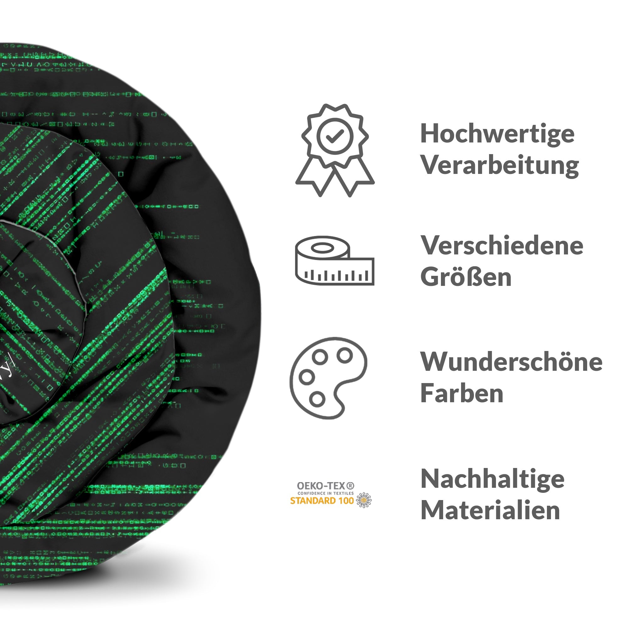 Original Therapiedecke - Baumwollbezug Grün Déjà-Vu