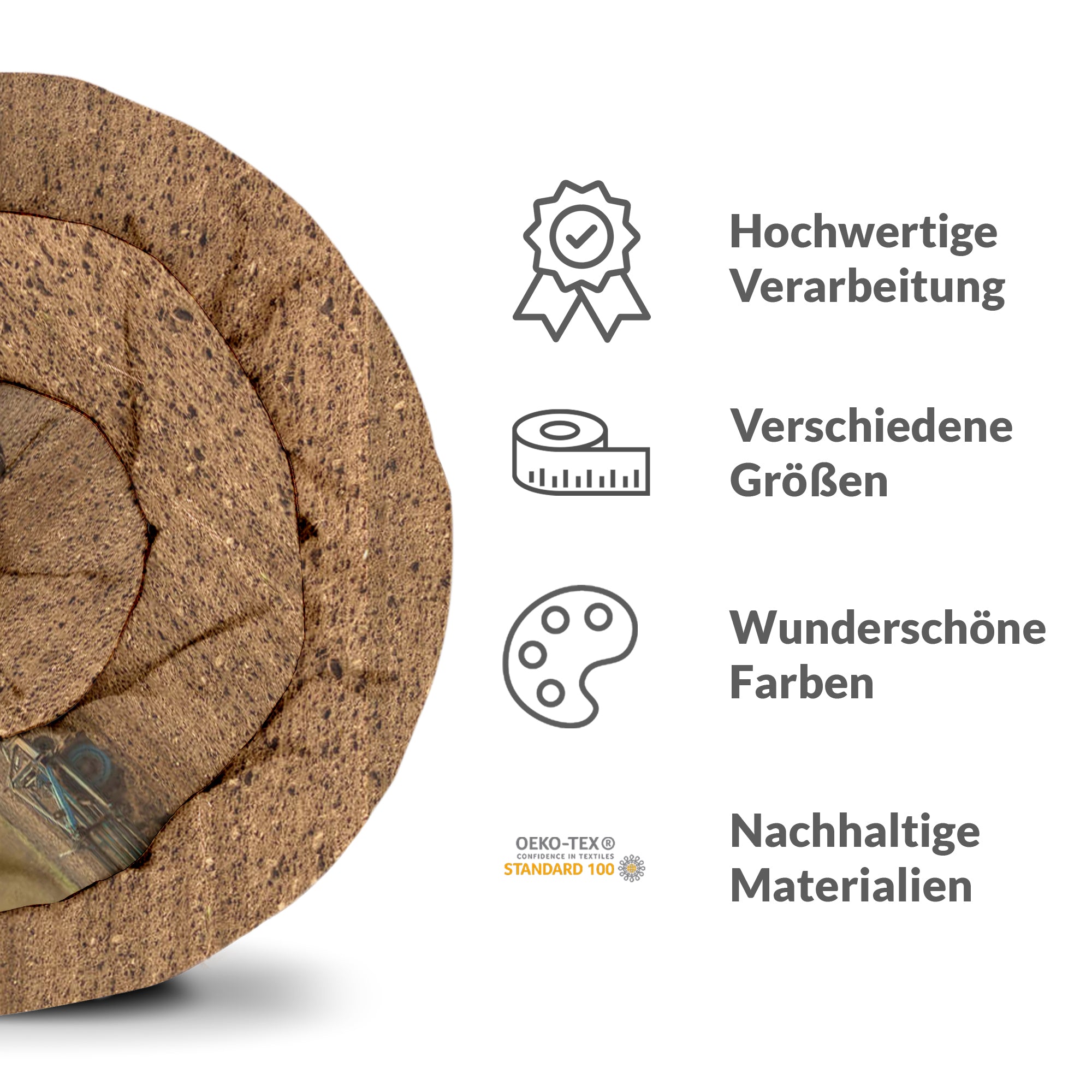 Originele therapiedeken - katoenen hoes tractor met aanhanger