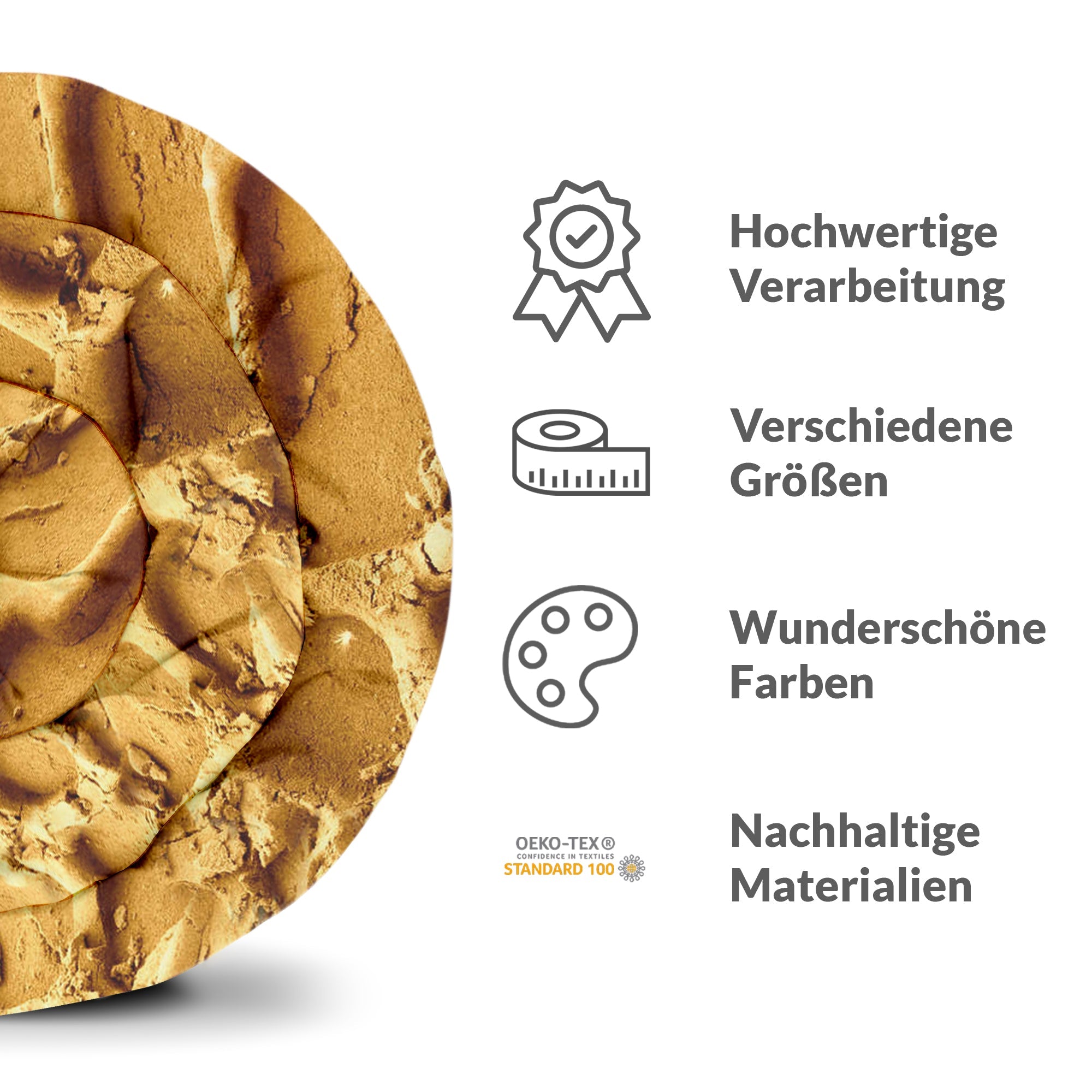 Original Therapiedecke - Baumwoll Bettwäsche Set Reifenabdruck