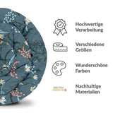 Originele therapiedeken - katoenen hoes lentebloemen