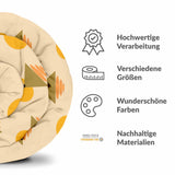 Therapiedekens beddengoedset met gele vormen