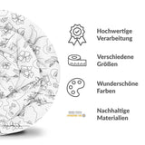 Originele therapiedeken - katoenen hoes Boho bloemen