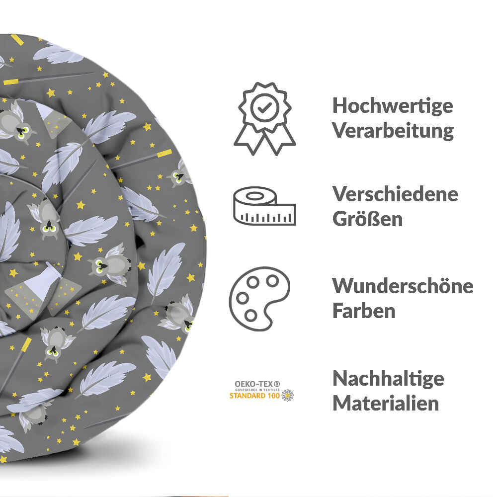 Therapiedekens Beddengoed Set Zwart Toverstaf