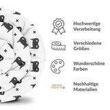 Originele therapiedeken - katoenen hoes wit met kattenmasker