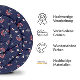 Originele therapiedeken - katoenen hoes blauw zwarte bes