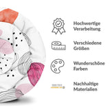 Originele therapiedeken - katoenen hoes abstracte cirkels