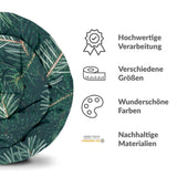 Originele therapiedeken - katoenen hoes met groene dennentakken