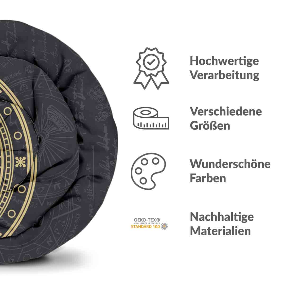 Original Therapiedecke - Baumwollbezug Sternen Kompass