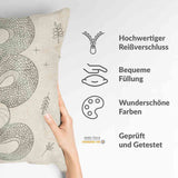 Gezondheidskussen Beige met Slang
