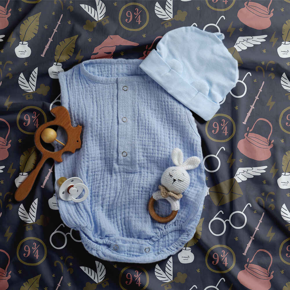 Original Therapiedecke - Baumwoll Bettwäsche Set Schwarz Zauberei