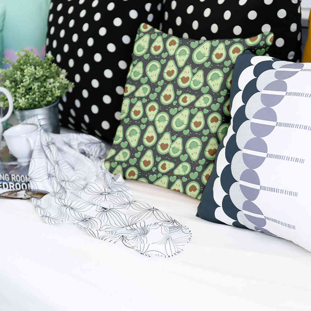 Gesundheitskissen Grüne Avocados