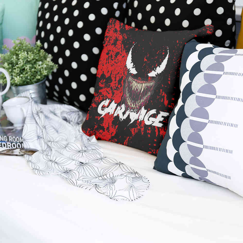 Gesundheitskissen Schwarz Jokergesicht