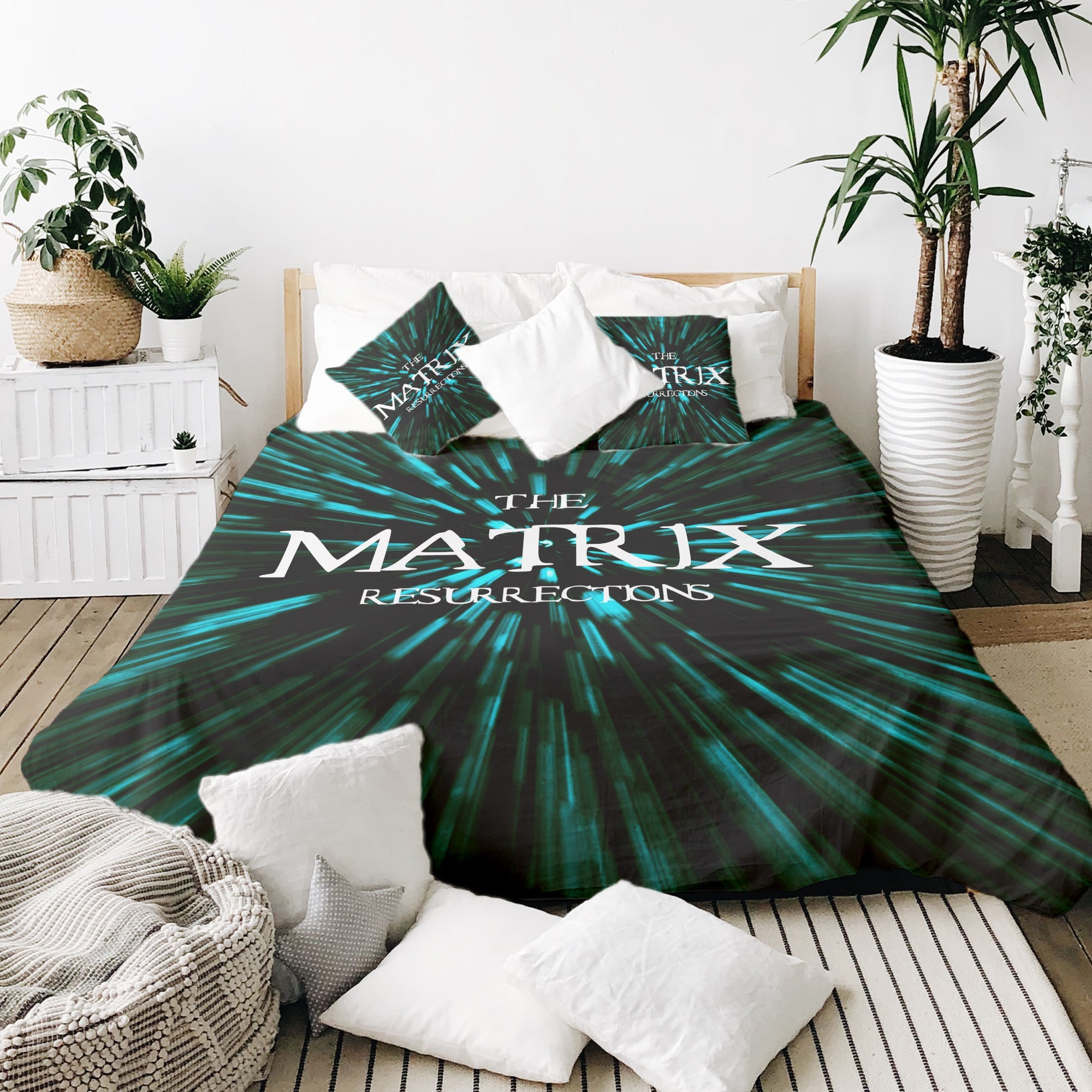 Original Therapiedecke - Baumwollbezug Mit The Matrix Schriftzug
