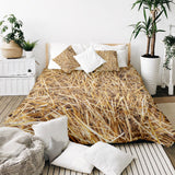 Therapiedekens beddengoedset met hooi