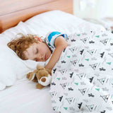 Originele therapiedeken - katoenen hoes wit indiaan