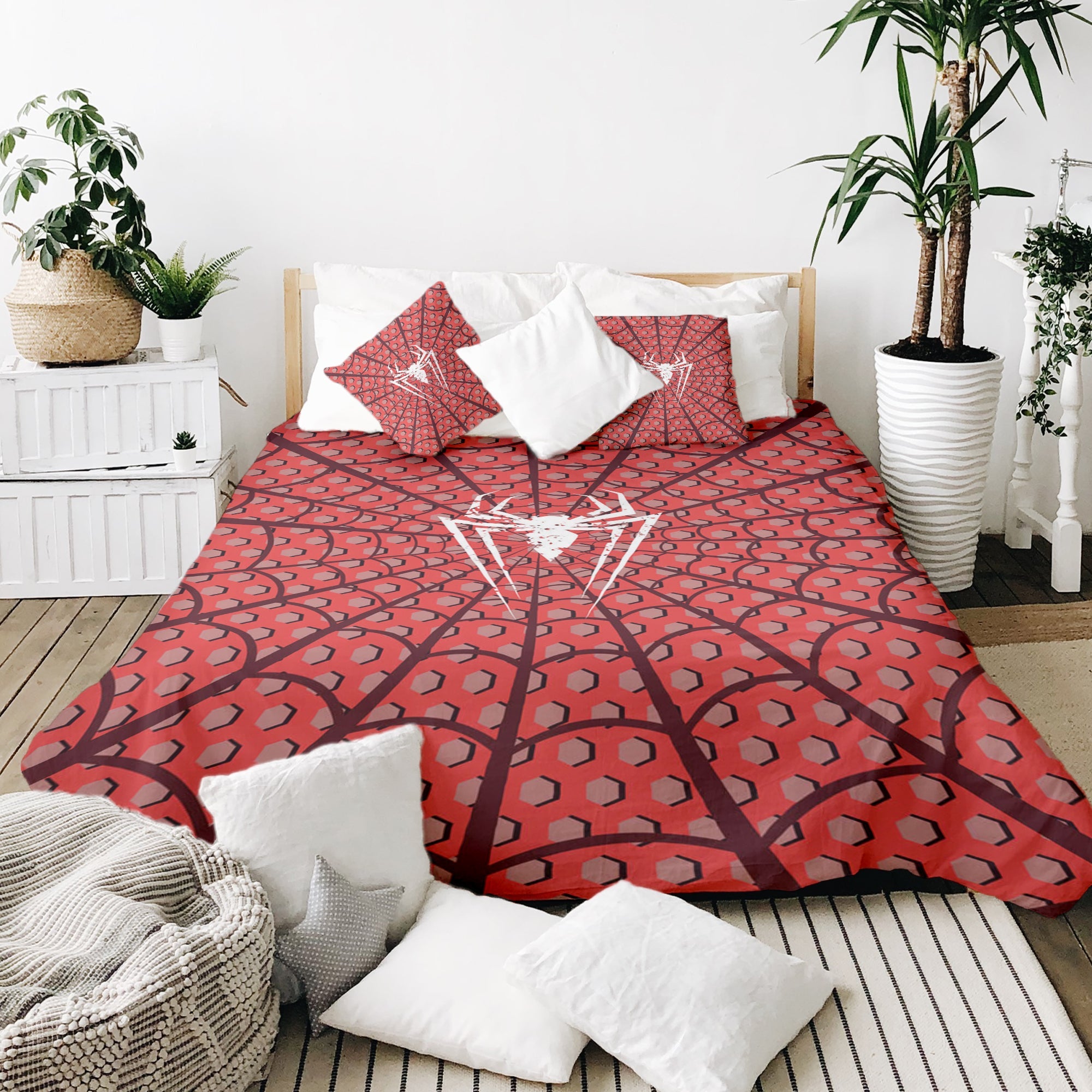 Original Therapiedecke - Baumwollbezug Spiderman Spinne