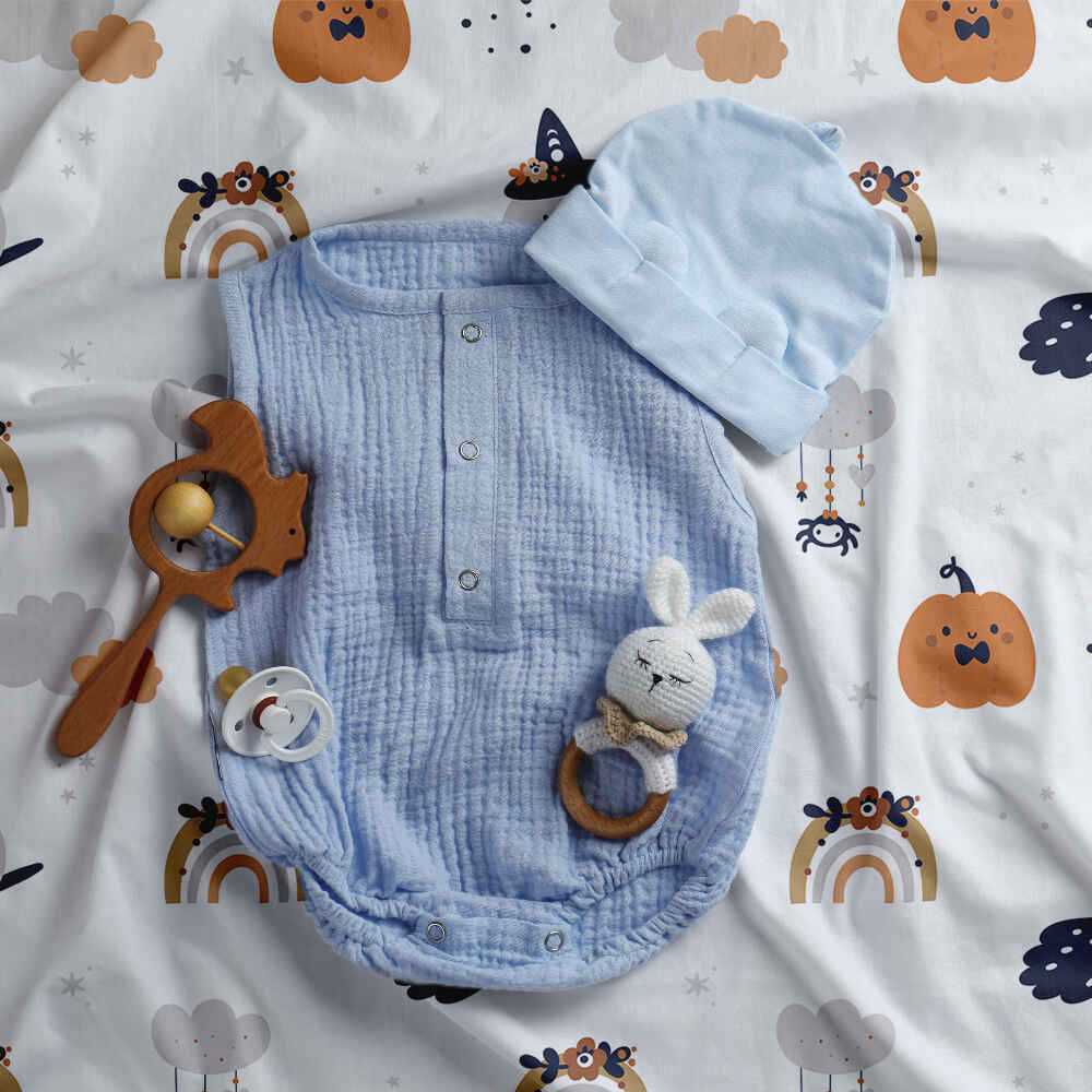 Original Therapiedecke - Baumwoll Bettwäsche Set Weiß Herbst