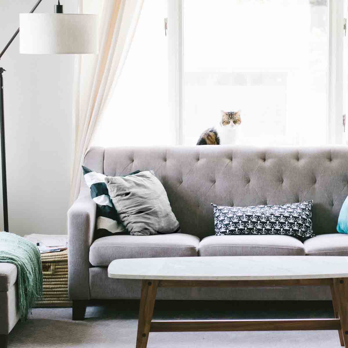 Gesundheitskissen Wellenmuster Hellgrau