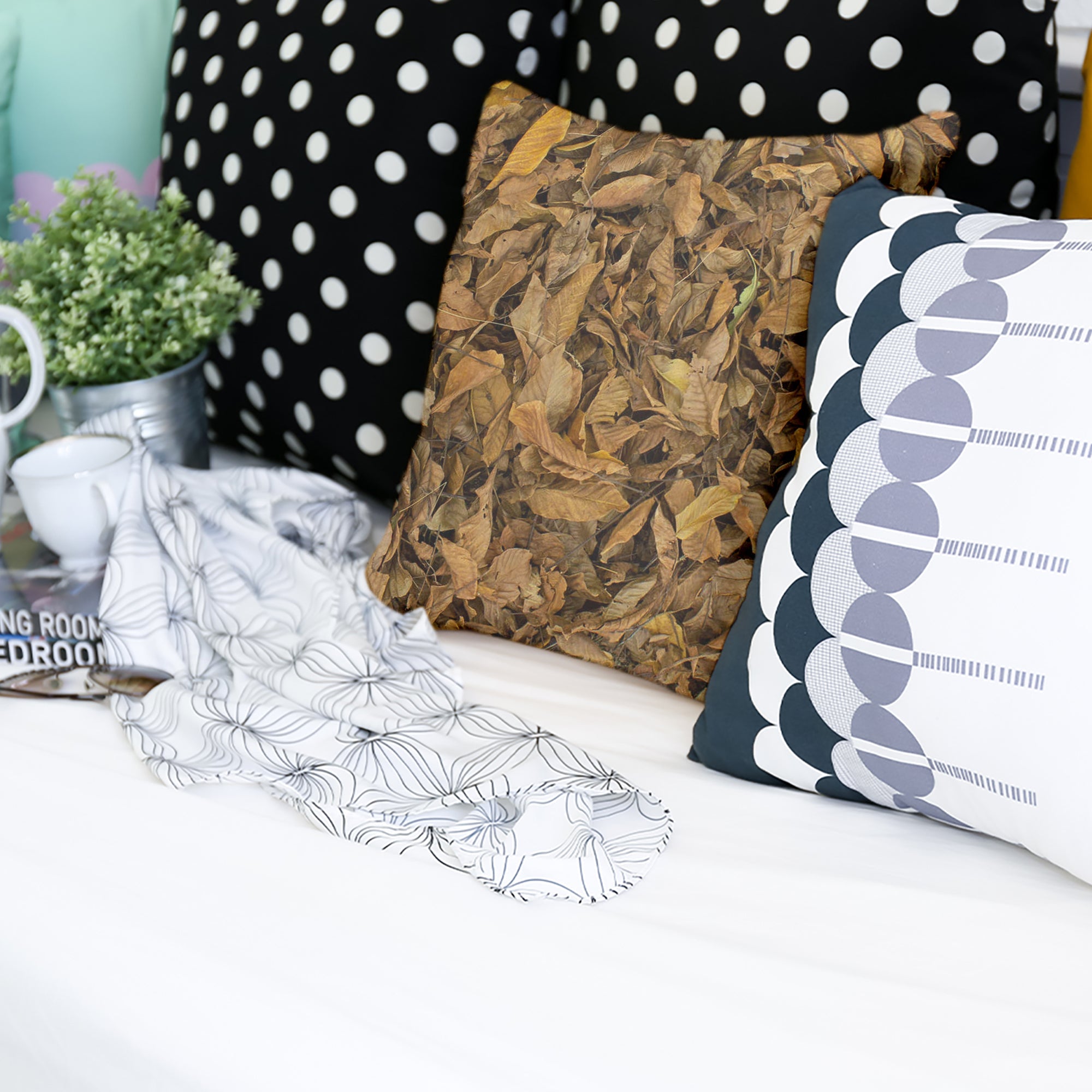 Gezondheidskussen Bladeren