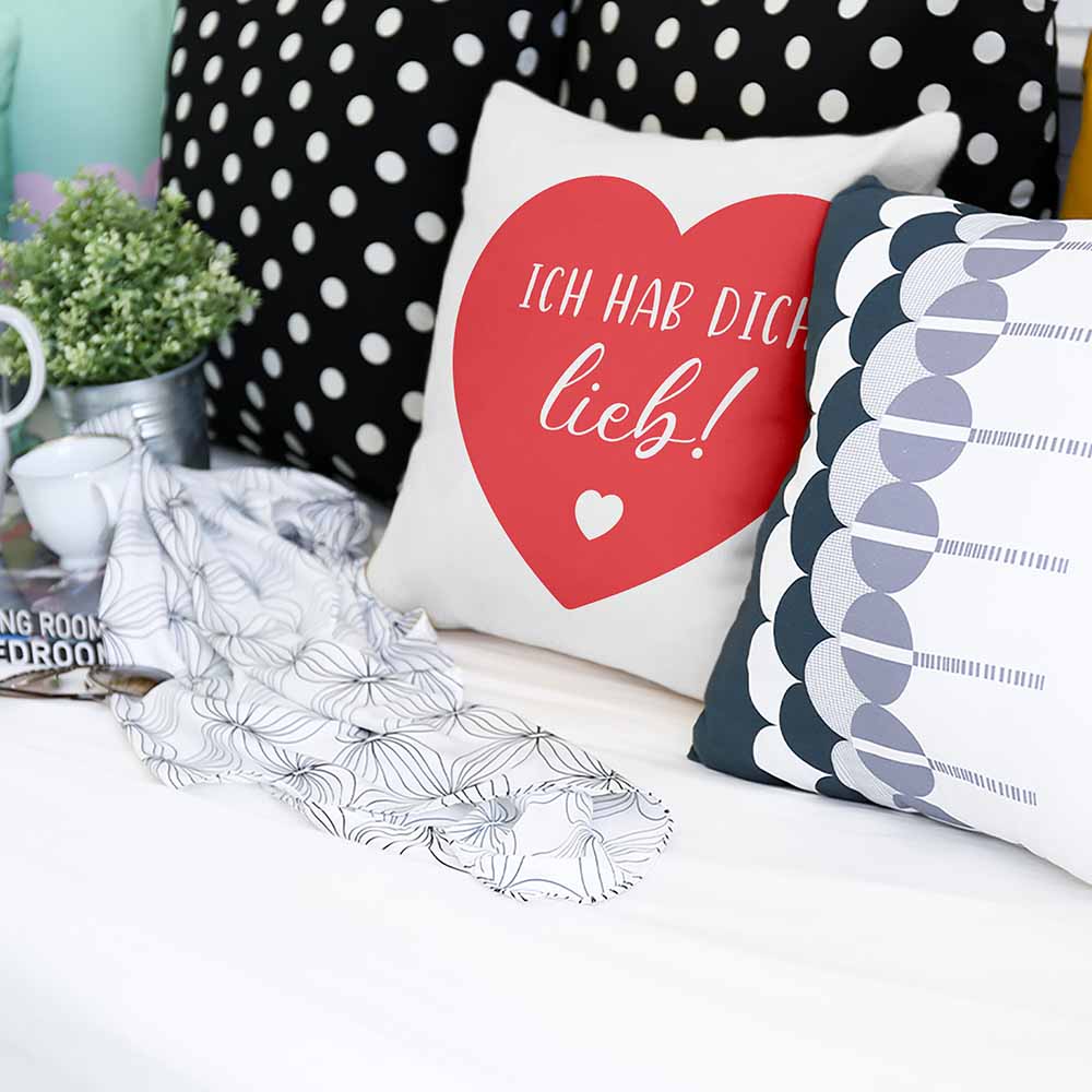 Gezondheidskussen Hart Ik hou van je