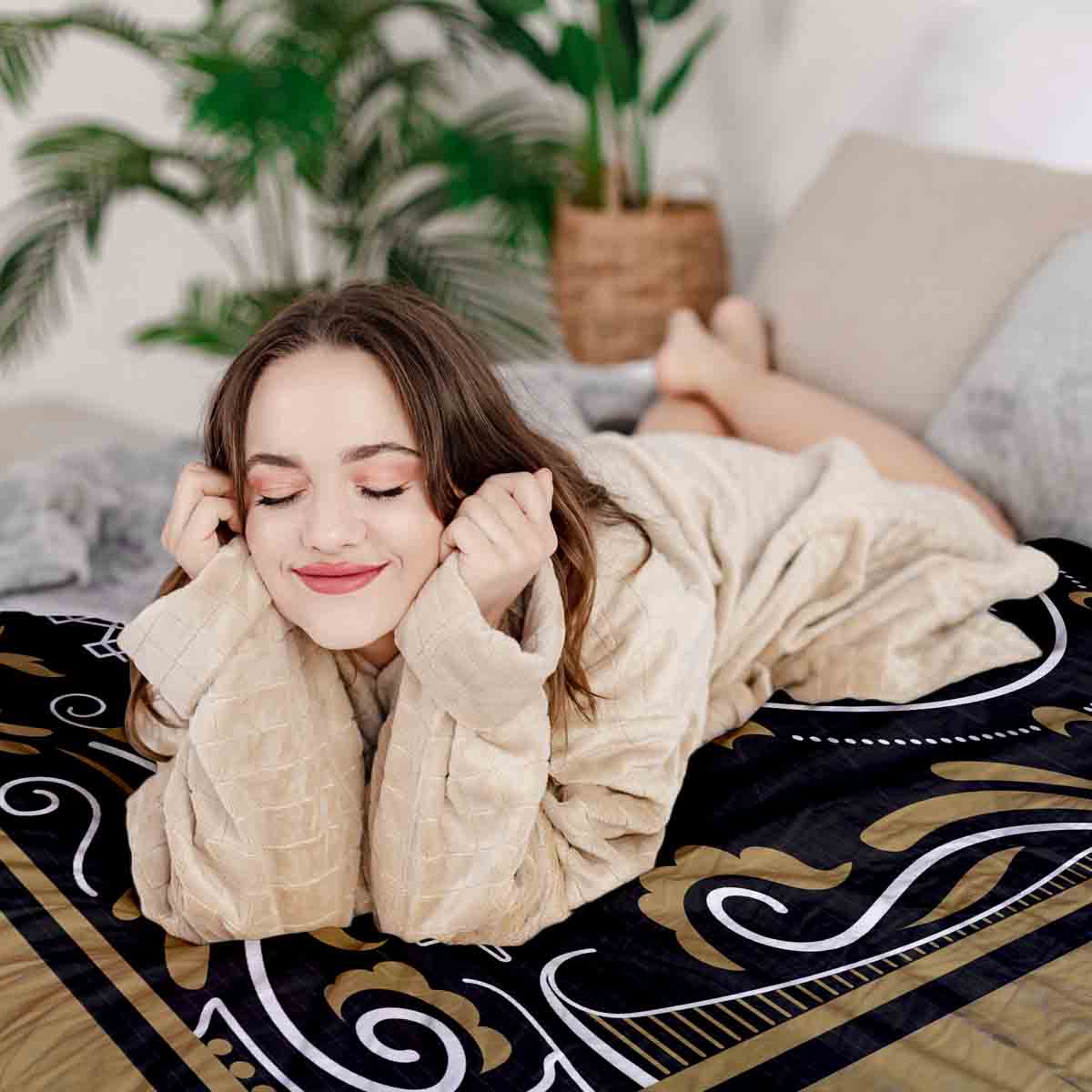 Original Therapiedecke - Baumwoll Bettwäsche Set Auge