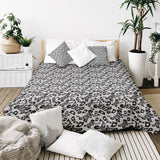 Therapiedecken Bettwäschen Set Schriftzug in Schwarz Joker