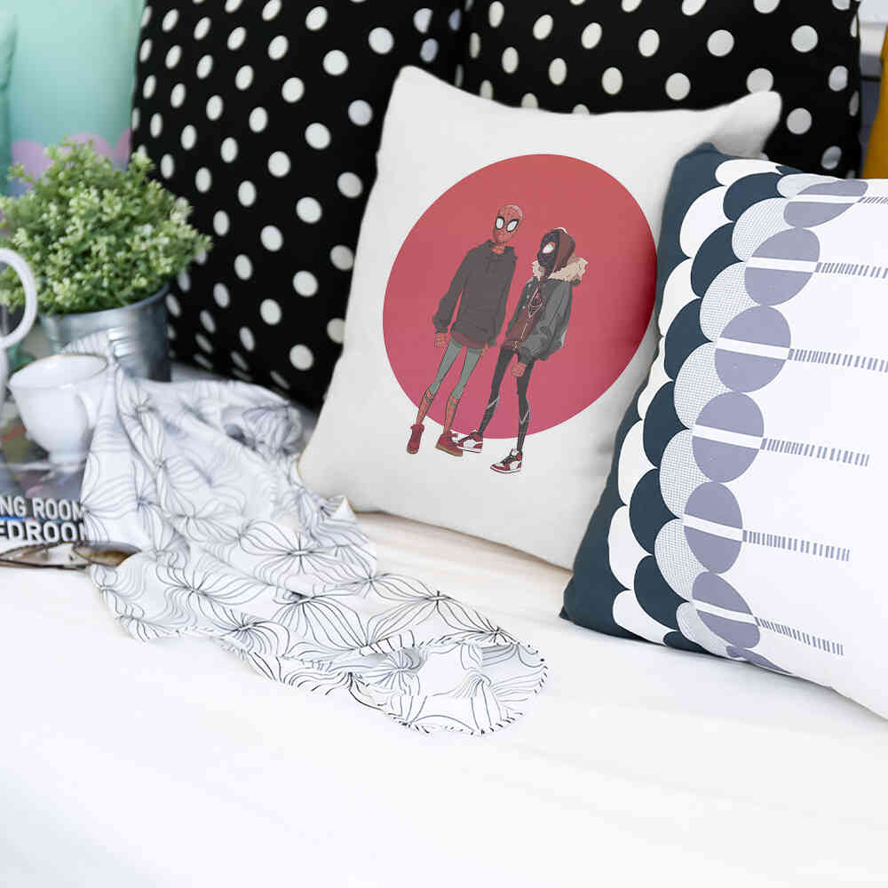 Gezondheidskussen Wit met Spiderman