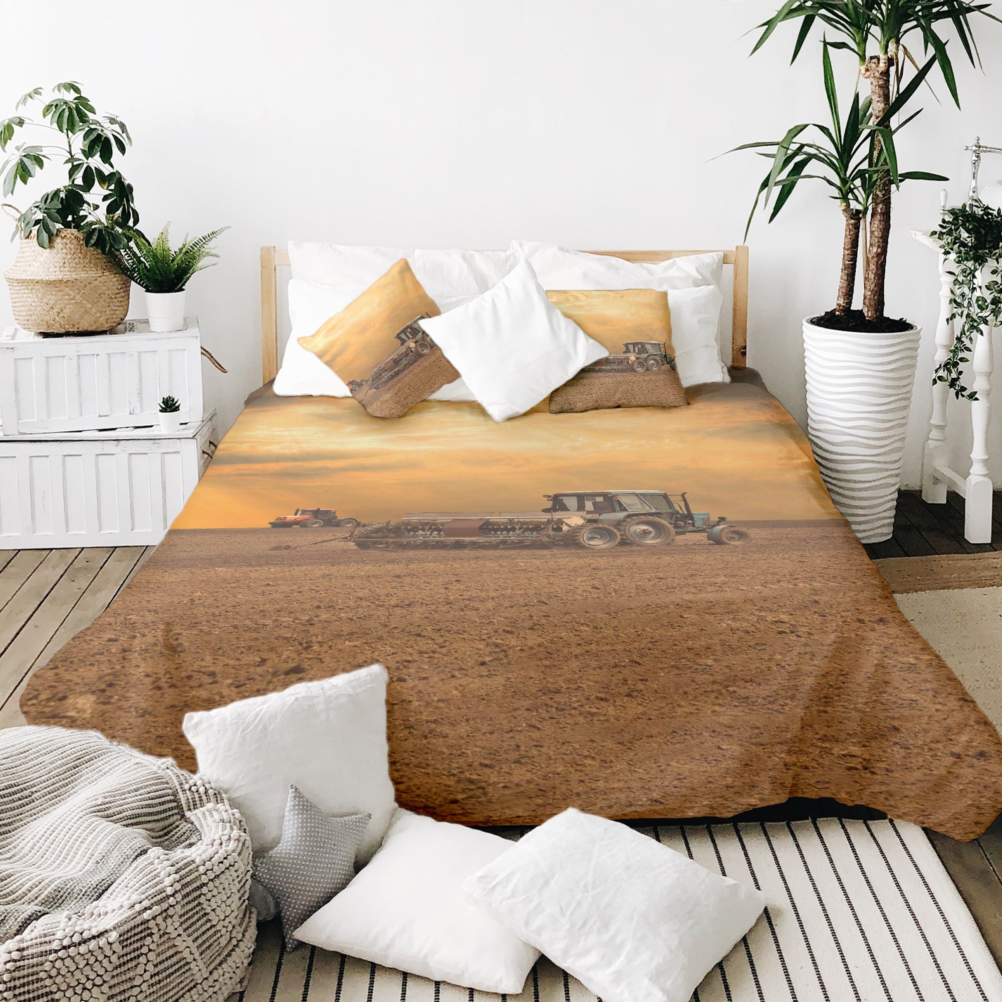 Original Therapiedecke - Baumwollbezug Zwei Trecker