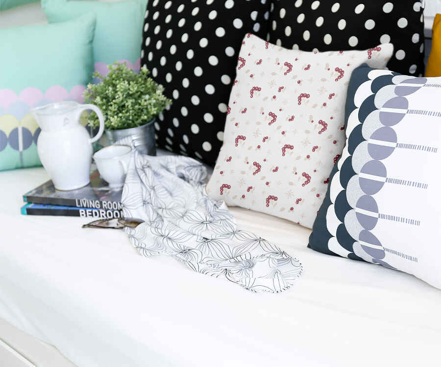 Gesundheitskissen mit Beerenstrauch