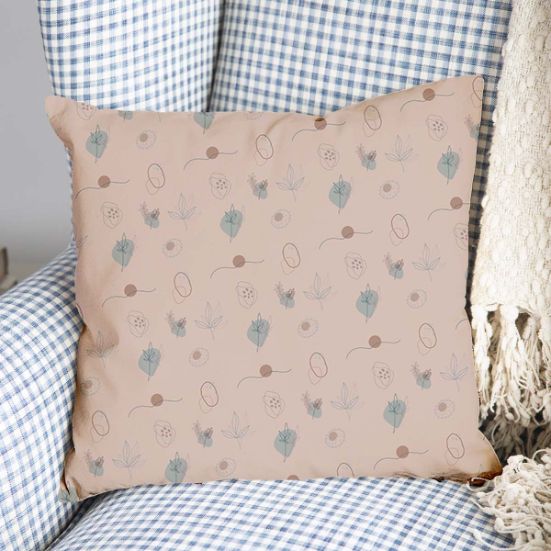 Gezondheidskussen Roze Planten