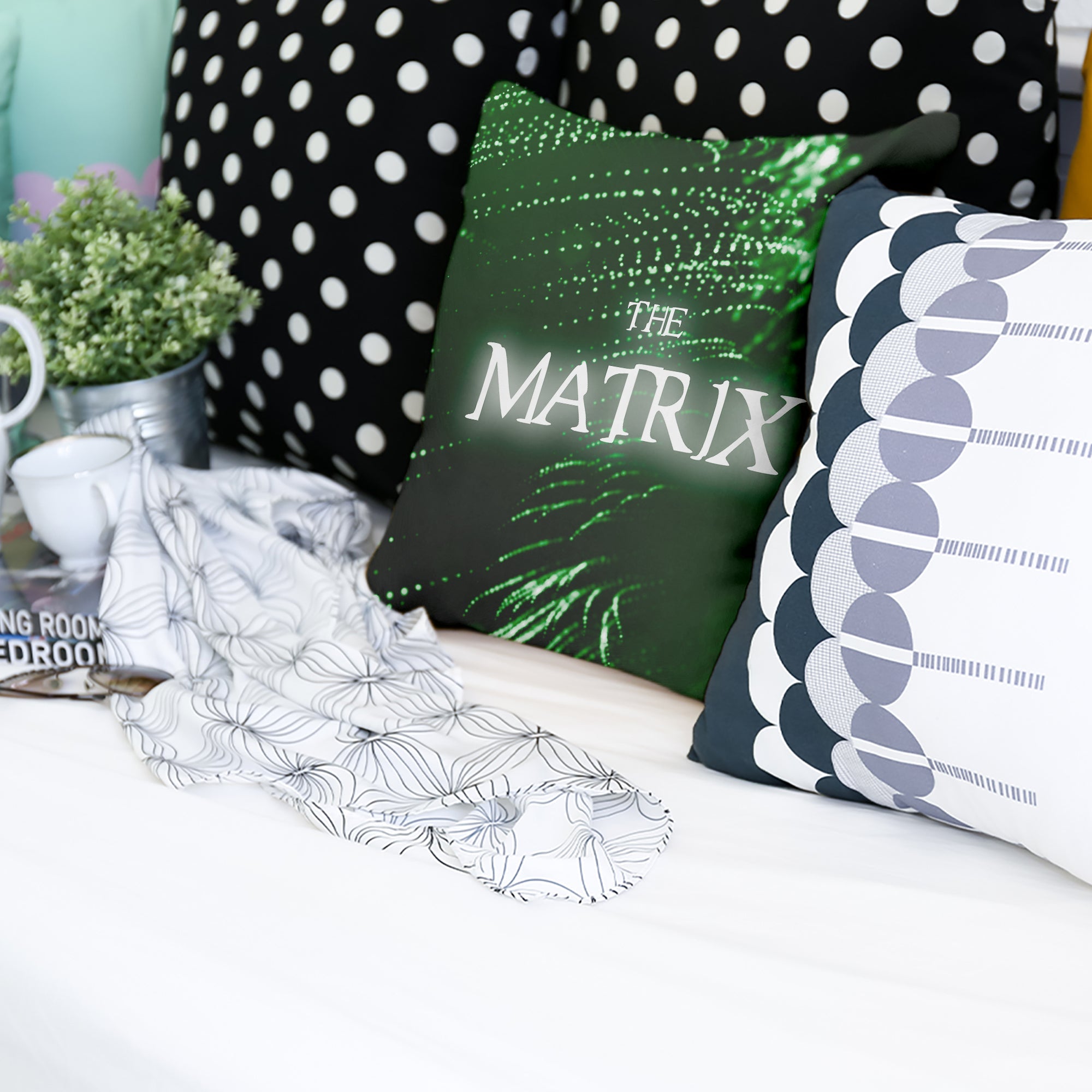 Gesundheitskissen Grün The Matrix