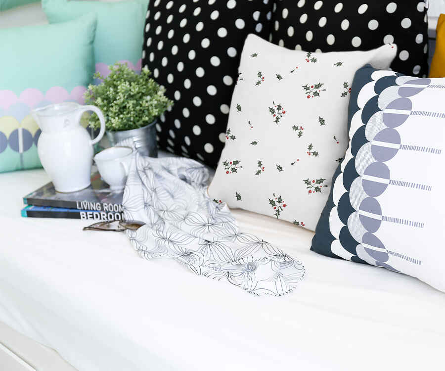 Gezondheidskussen Wit Maretak takken