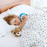 Therapiedekens beddengoedset met kleine driehoeken
