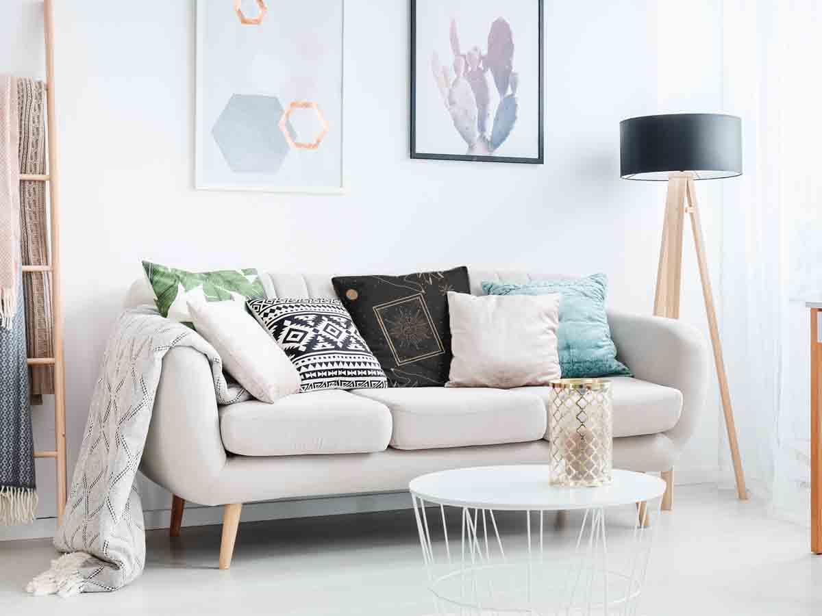 Gesundheitskissen Schwarz mit Sonne, Mond und Sterne