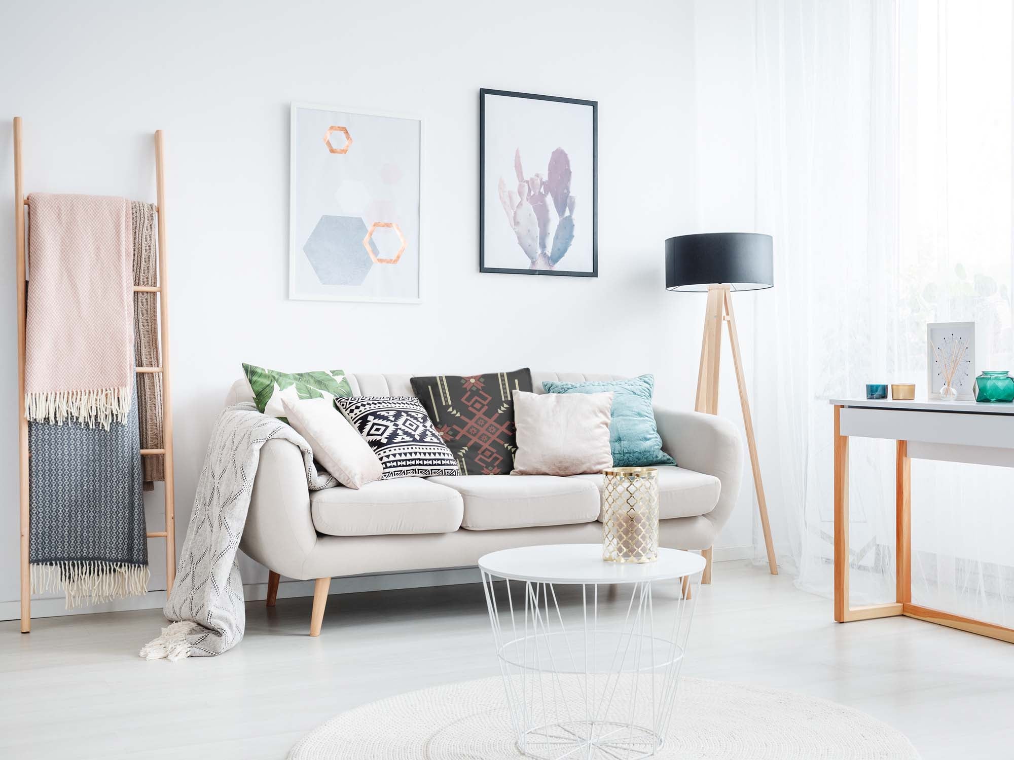 Gezondheidskussen met grote sneeuwvlok