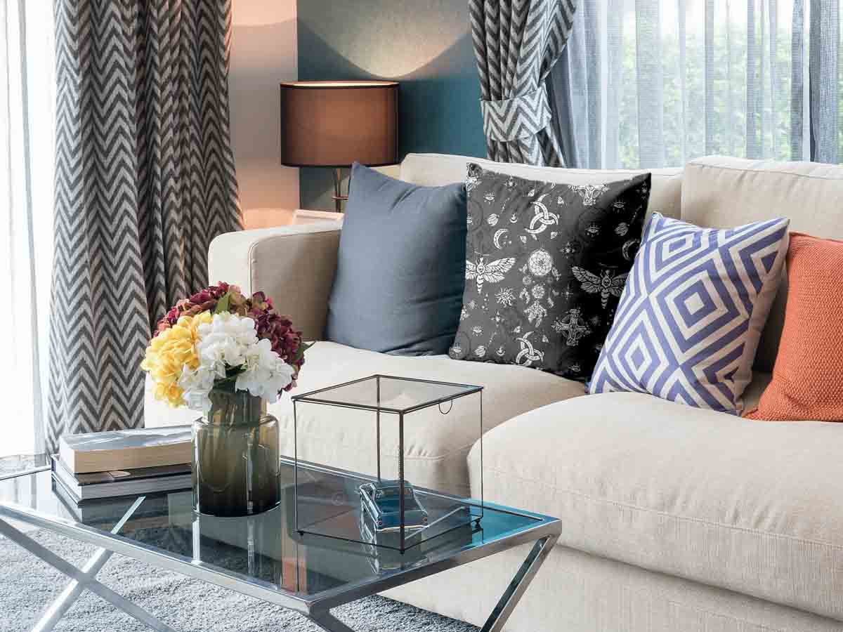 Gesundheitskissen Schwarz Grusel Libelle