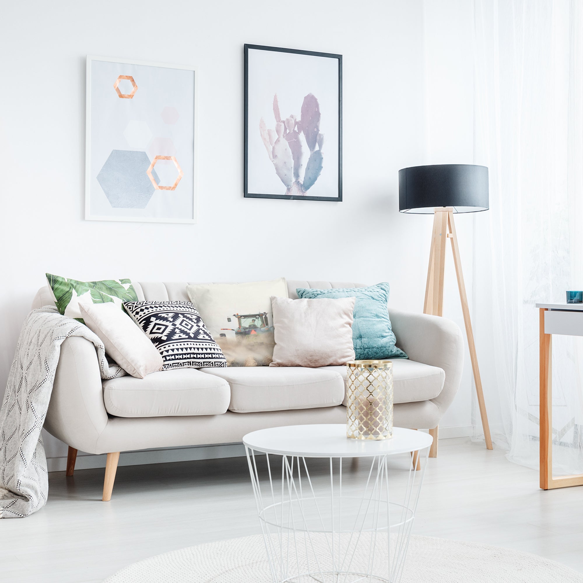 Gesundheitskissen Traktor in Aktion