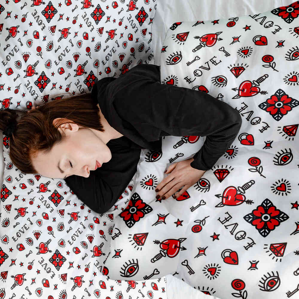 Therapiedekens Beddengoed Set gemengde liefde