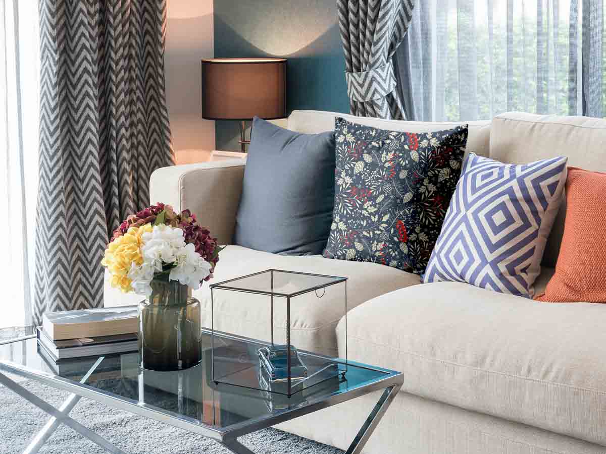 Gezondheidskussen kerstbladeren