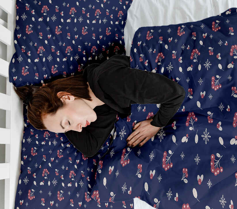 Therapiedekens Beddengoed Set Blauw Bes