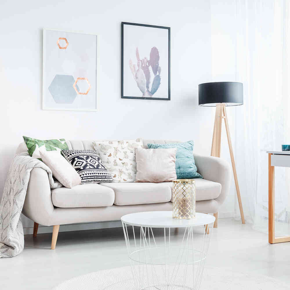 Gezondheidskussen Wit schattige dieren