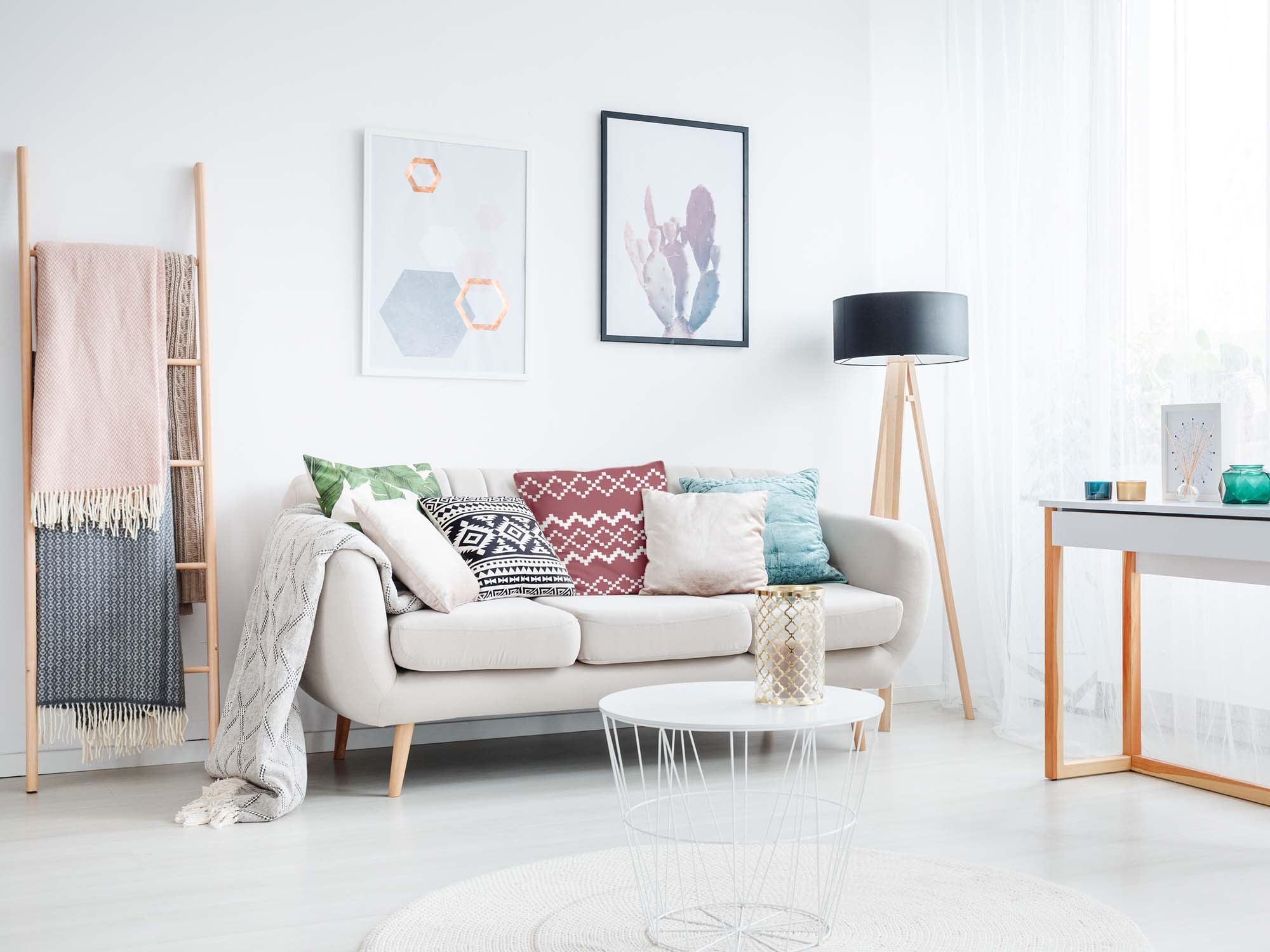 Gezondheidskussen met rood kerstpatroon