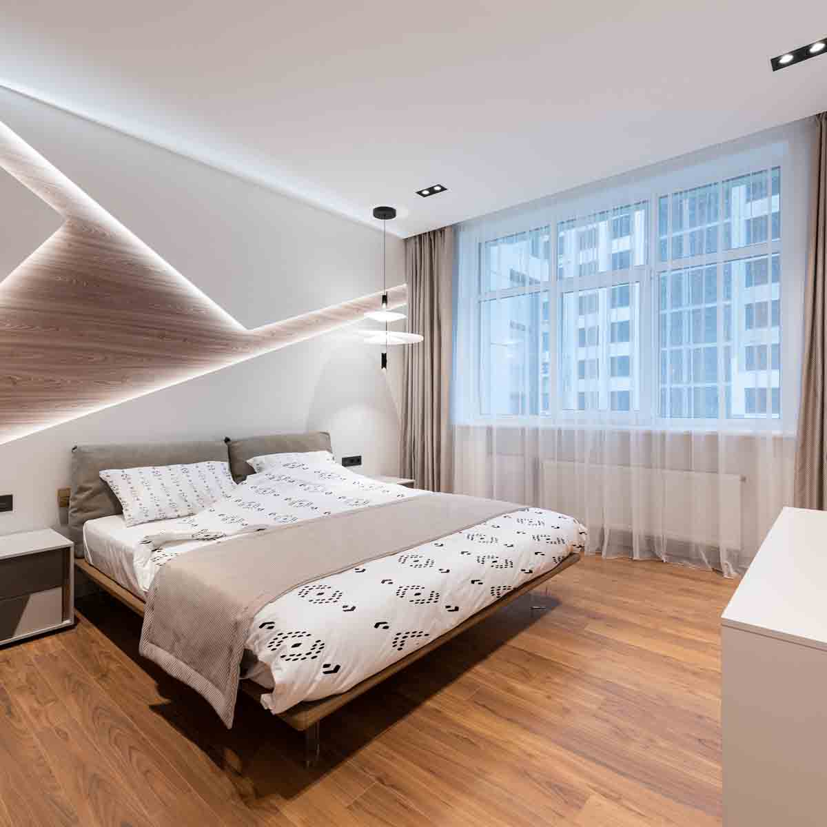 Therapiedekens beddengoed set wit met zwart pijlenpatroon