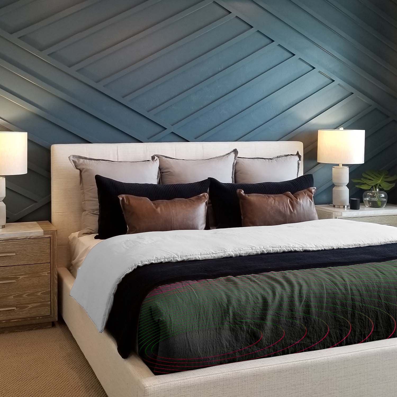 Therapiedekens Beddengoed Set Kleurovergang Vormen