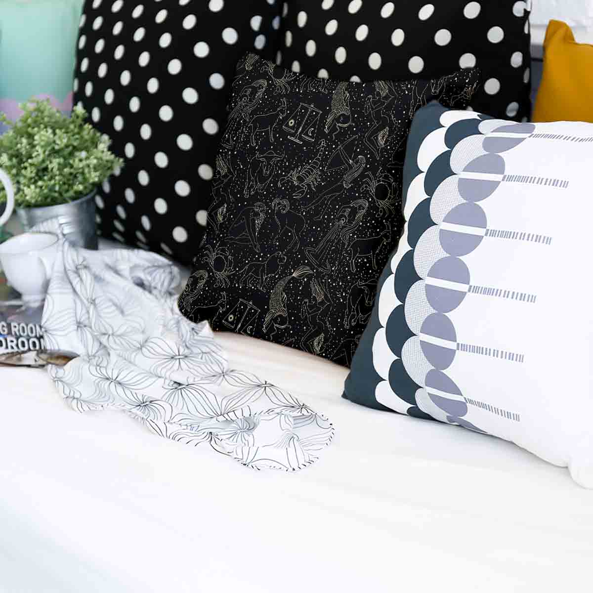 Gezondheidskussen Zwart Horoscoop